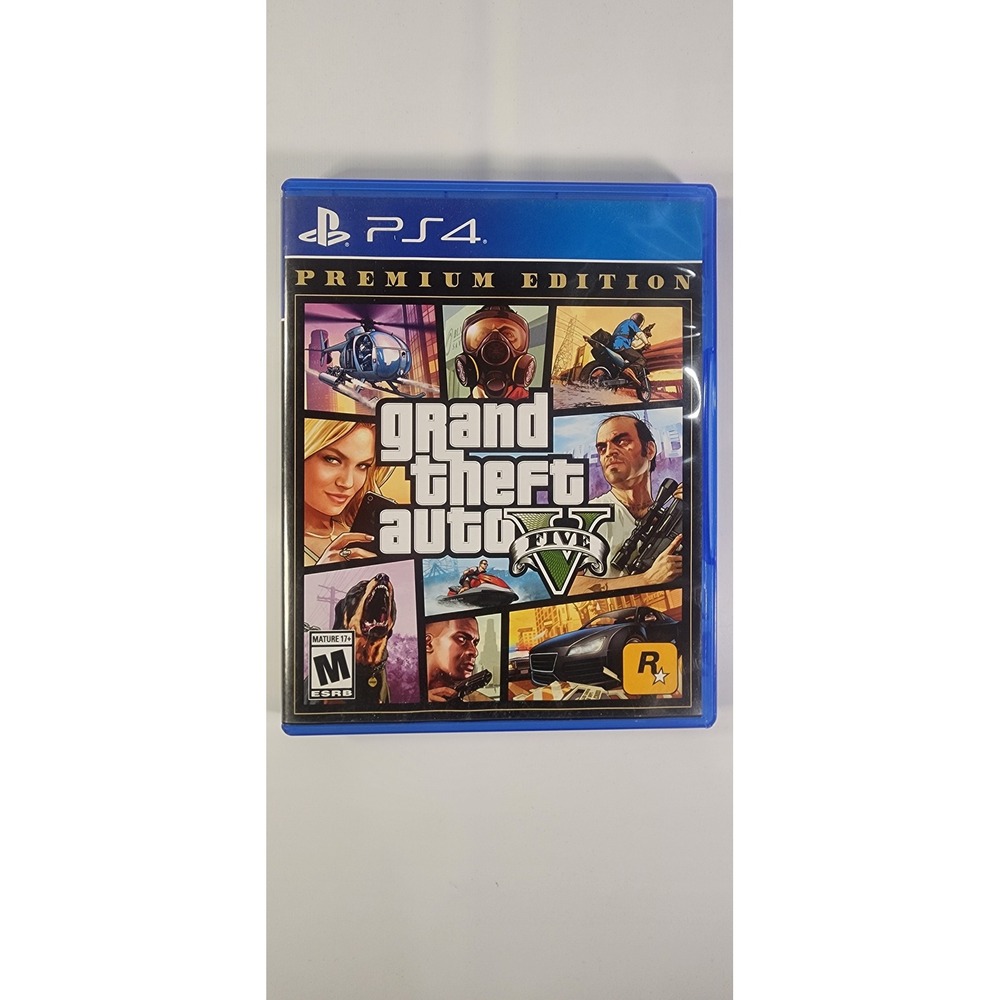 CIB Grand Theft Auto V 5 Premium Edition PS4 Rockstar Games GTA V